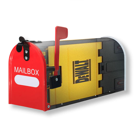 Dewalt System Music Radio Magnetic Mailbox Cover 18" x 21" Outdoor Decor