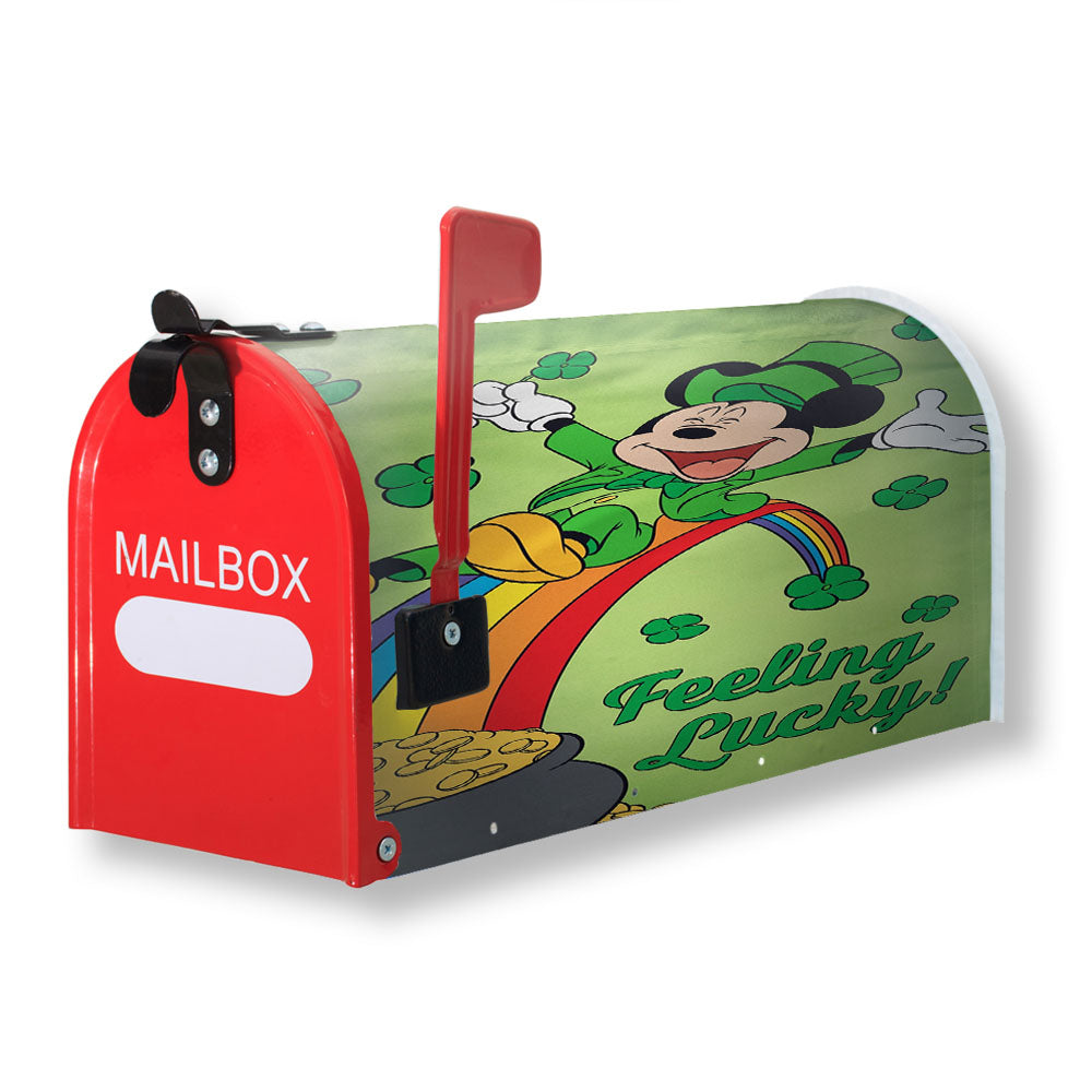 Disney Feeling Lucky St. Patrick'S Day Mickey Magnetic Mailbox Cover - 18.0" x 21.0"
