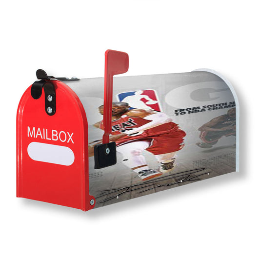 Dwyane Wade Chicago Bulls Magnetic Mailbox Cover 18" x 21" Outdoor Decor