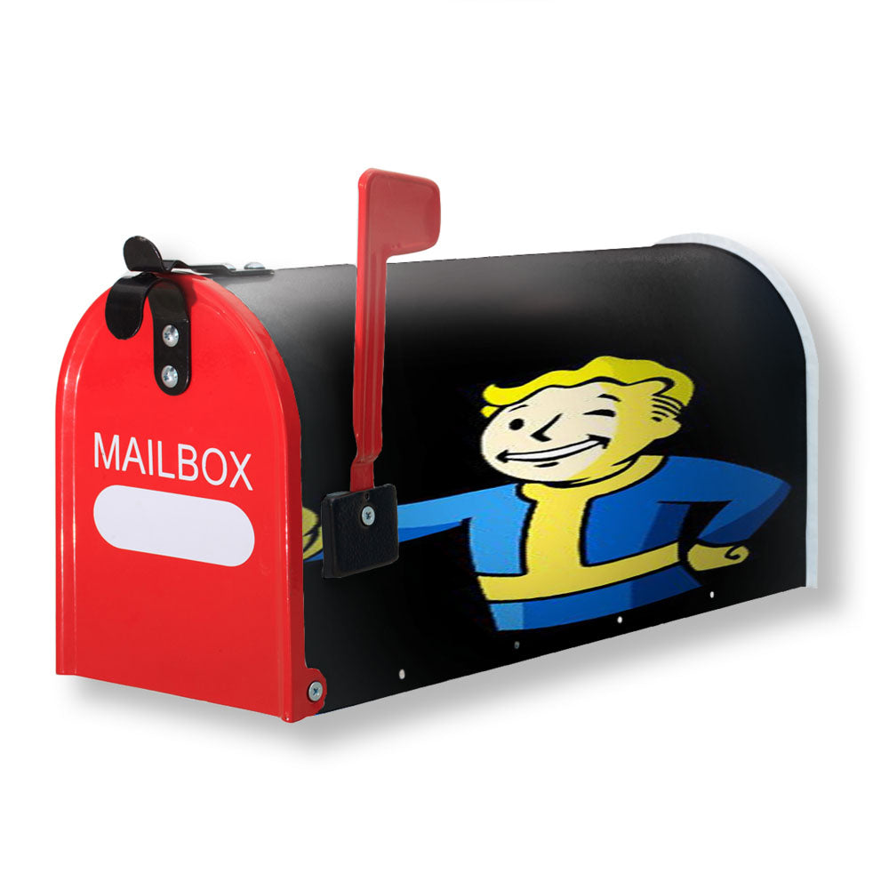 Fallout 4 Vault Boy Dark Magnetic Mailbox Cover - 18.0" x 21.0"