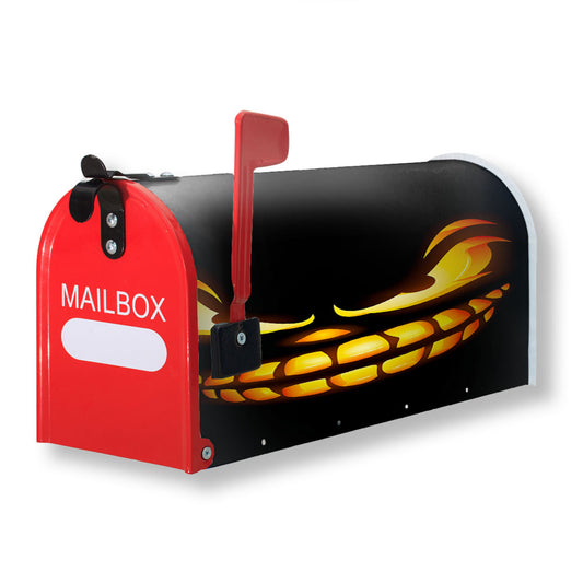 Halloween Smile Magnetic Mailbox Cover 18" x 21" Outdoor Decor