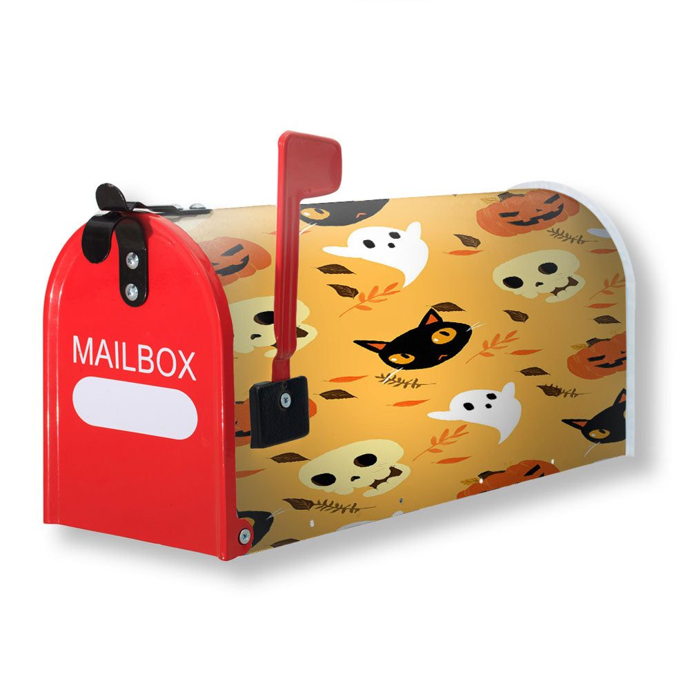 Halloween Wallpaper Magnetic Mailbox Cover - 18.0" x 21.0"