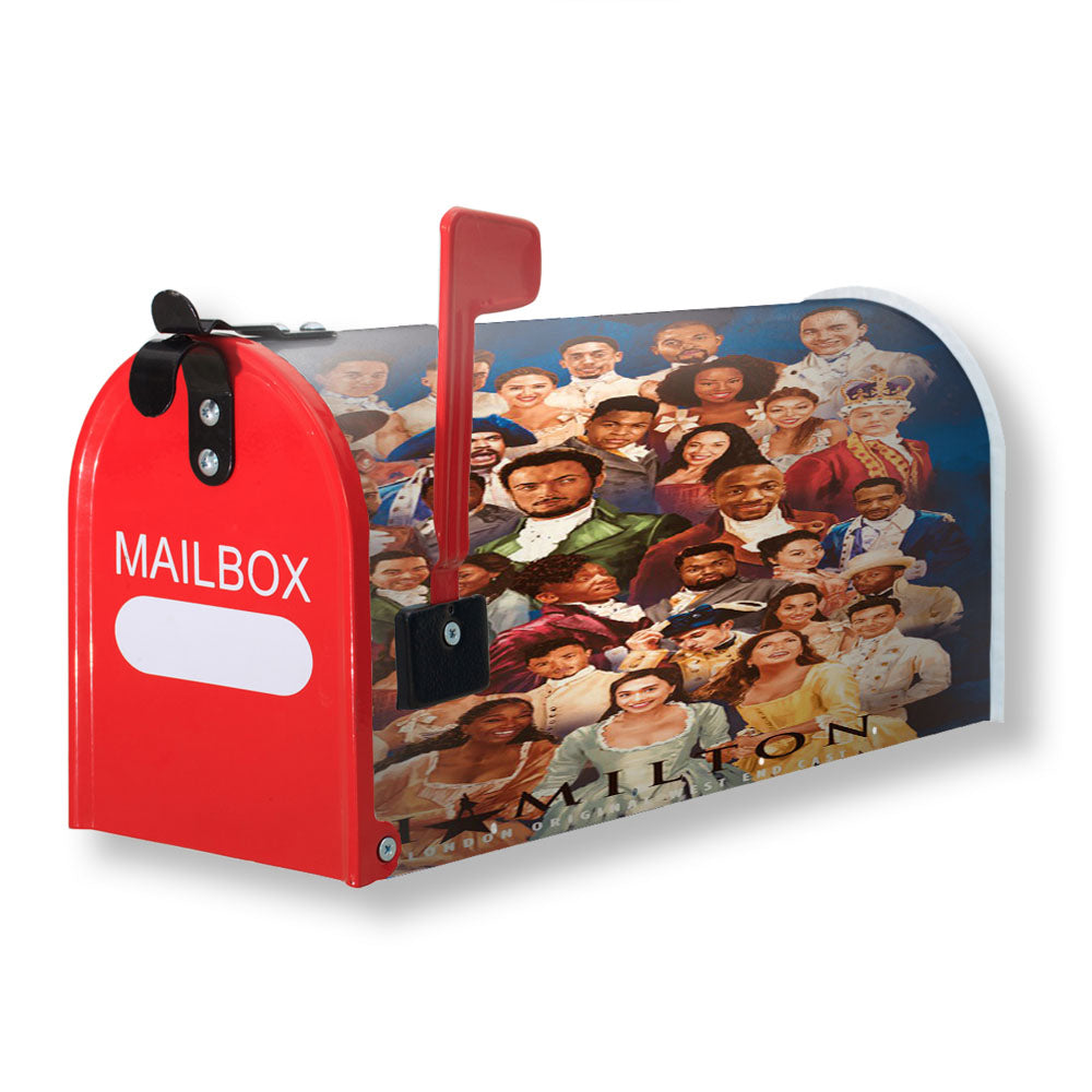 Hamilton American Musical Characters Group Magnetic Mailbox Cover - 18.0" x 21.0"