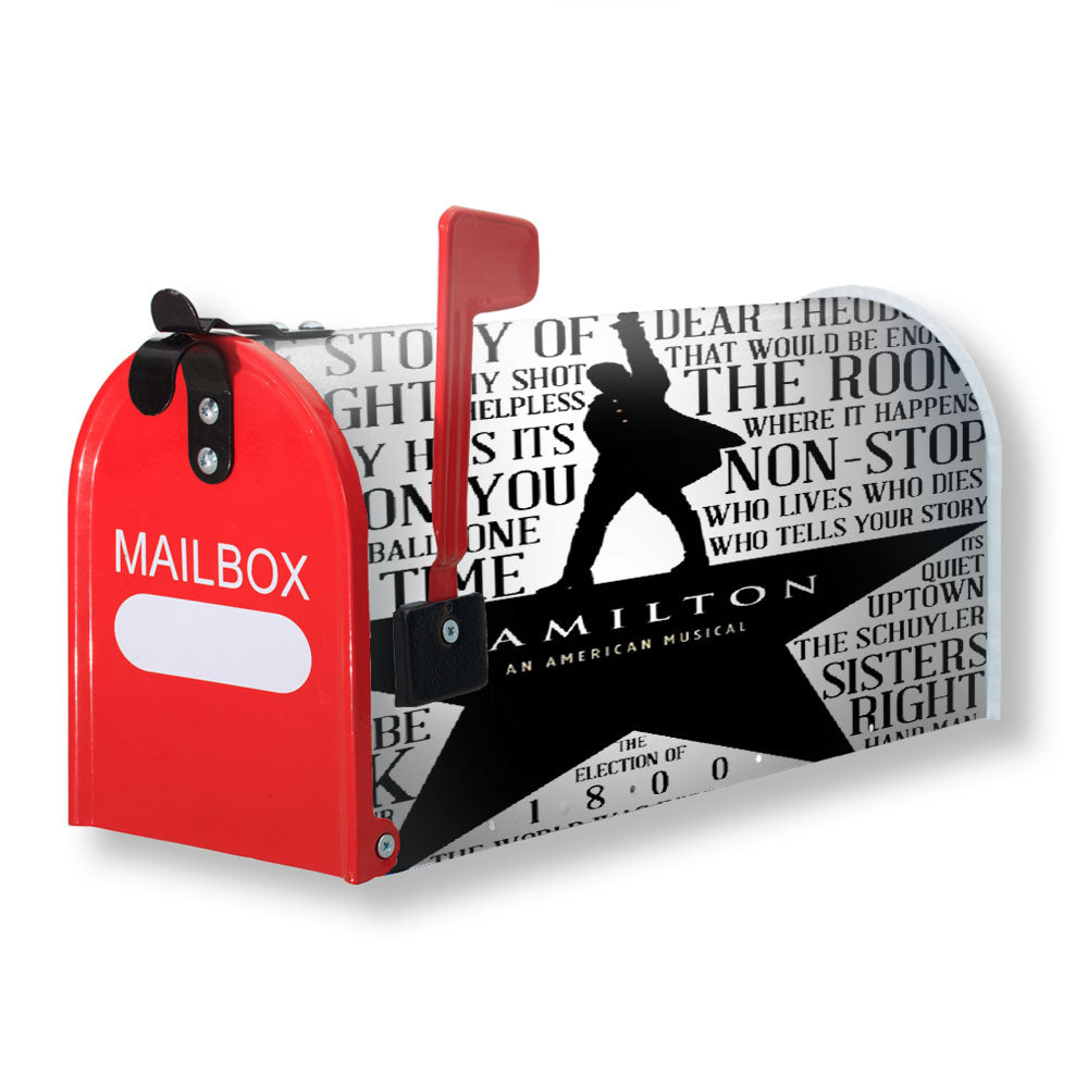 Hamilton An American Music Magnetic Mailbox Cover - 18.0" x 21.0"