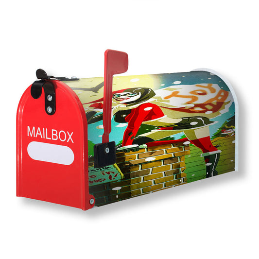 Harley Quinn Christmas Magnetic Mailbox Cover 18" x 21" Outdoor Decor