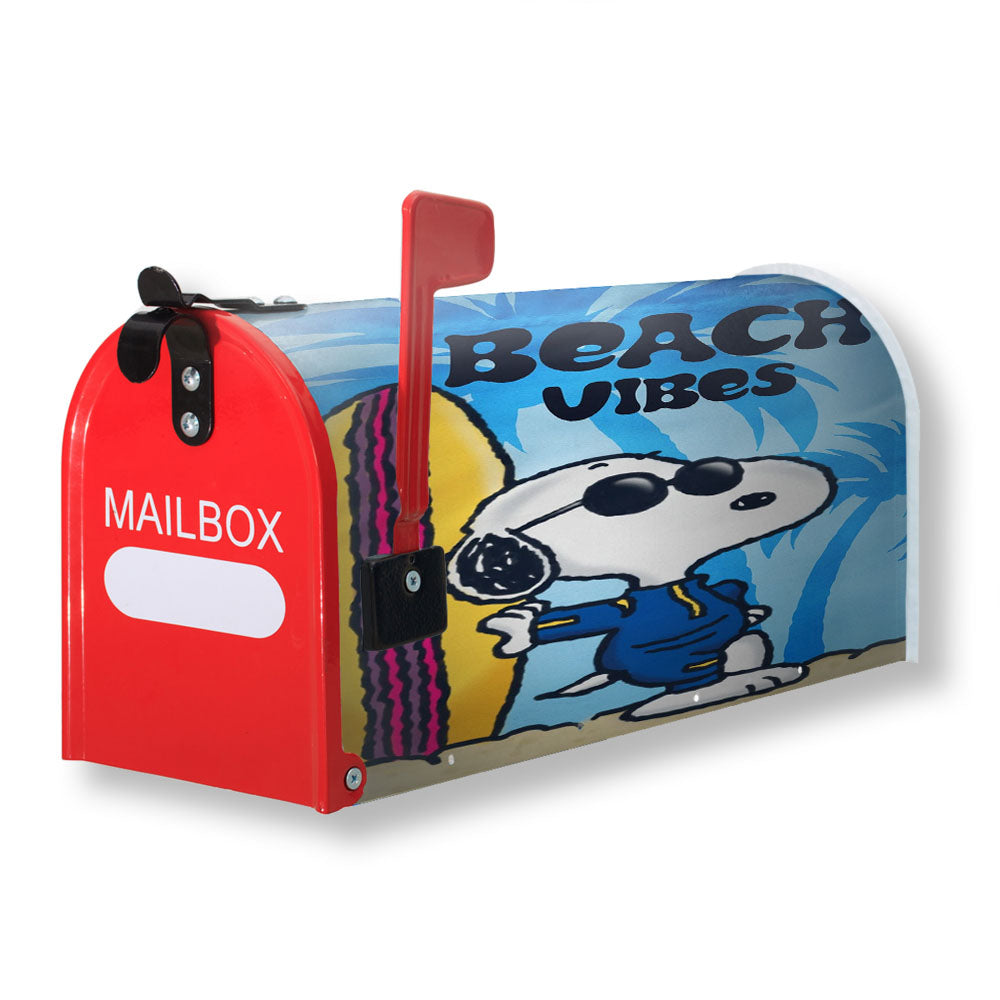 Home Peanuts Summer Beachhouse Magnetic Mailbox Cover - 18.0" x 21.0"