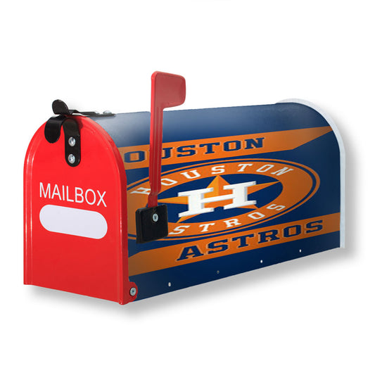 Houston Astros Magnetic Mailbox Cover 18" x 21" Outdoor Decor