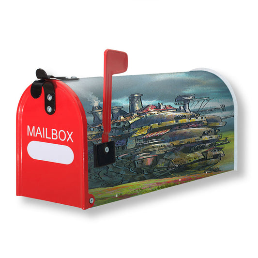 Howl'S Moving Castle Magnetic Mailbox Cover 18" x 21" Outdoor Decor