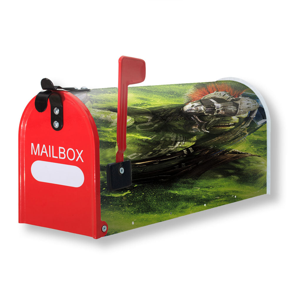 Hulk Green Magnetic Mailbox Cover - 18.0" x 21.0"