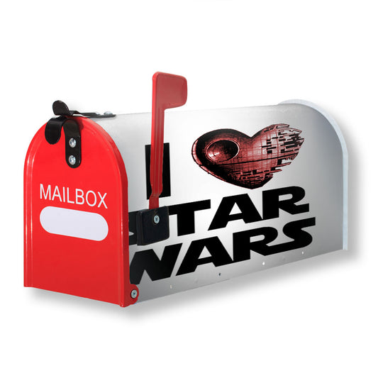 I Love Star Wars Vintage Magnetic Mailbox Cover 18" x 21" Outdoor Decor