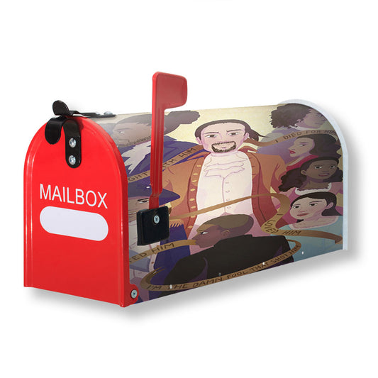 I M The Damn Fool That Shot Him Hamilton American Musical Magnetic Mailbox Cover 18" x 21" Outdoor Decor