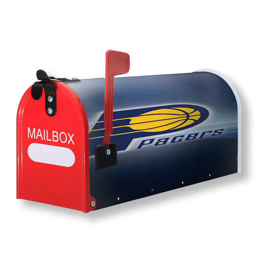 Indy Pacers Logo Texture Magnetic Mailbox Cover 18" x 21" Outdoor Decor