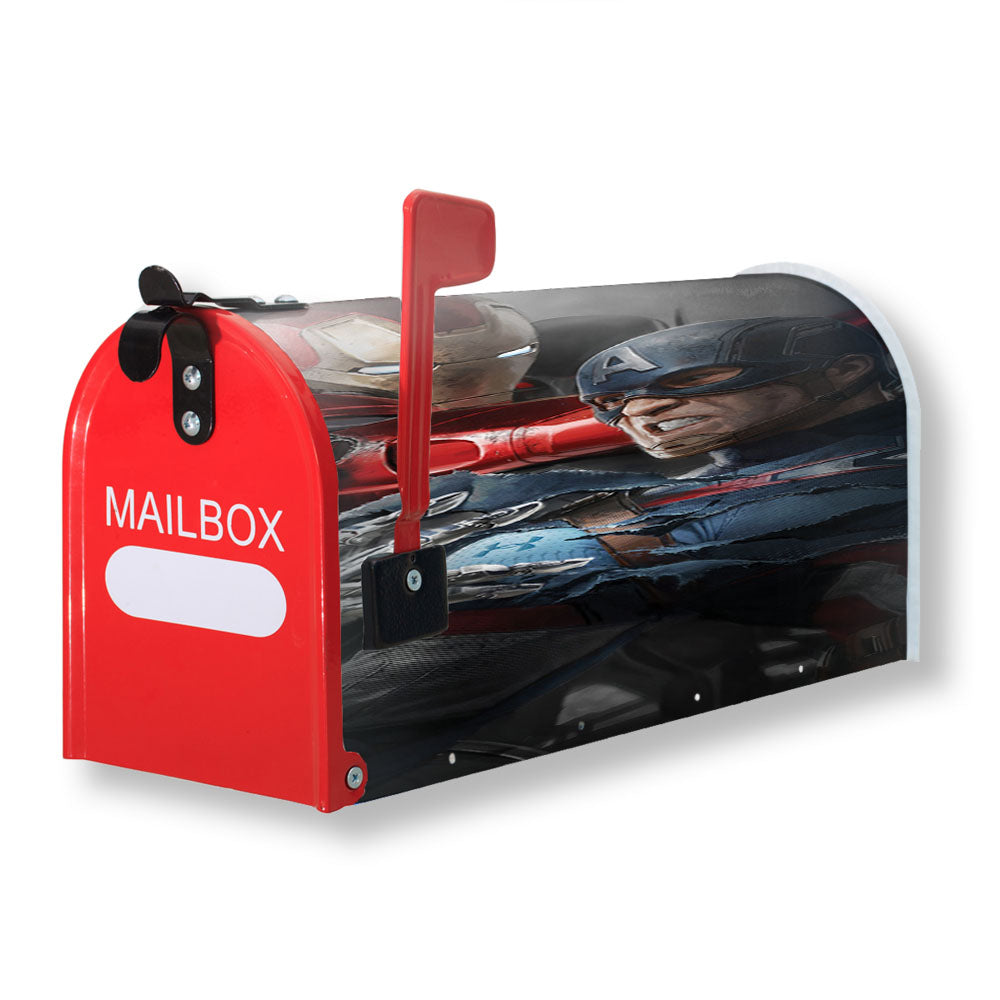 Iron Man Captain America War Magnetic Mailbox Cover - 18.0" x 21.0"