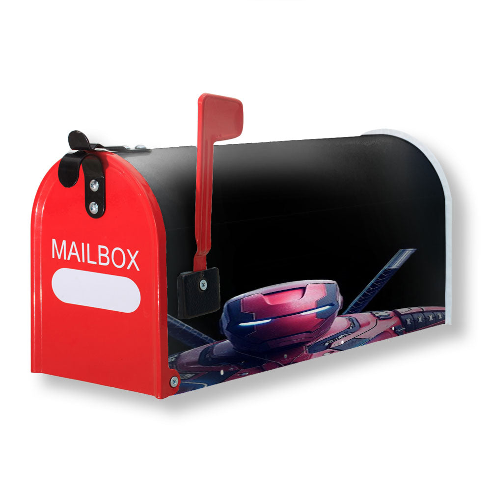 Iron Pool Iron Man Dead Pool Marvel Super Hero Magnetic Mailbox Cover - 18.0" x 21.0"