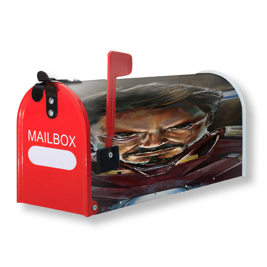 Ironman Illustration Magnetic Mailbox Cover 18" x 21" Outdoor Decor