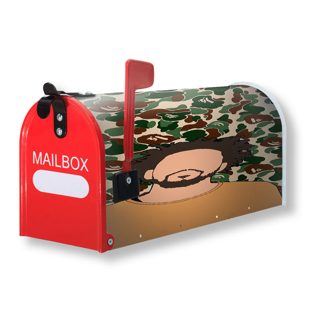 J Cole Army Pattern Magnetic Mailbox Cover - 18.0" x 21.0"