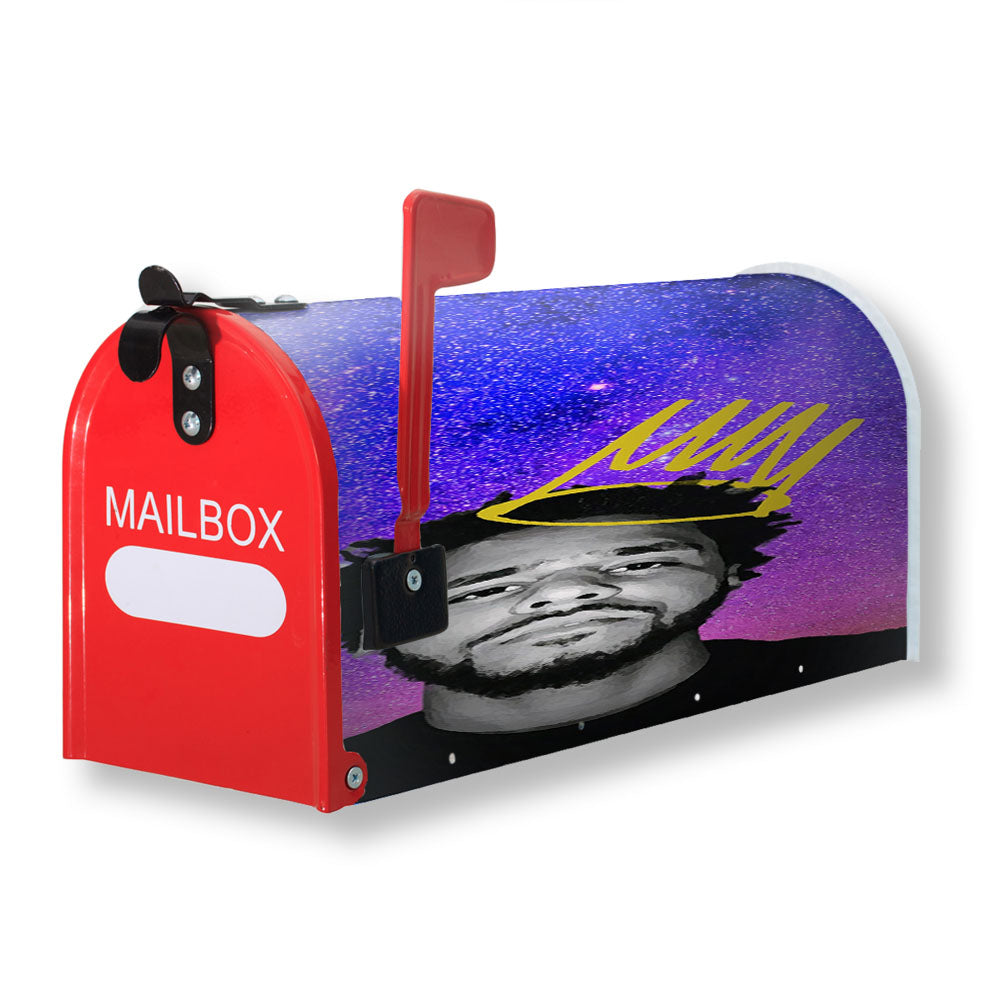 J Cole King In The Galaxy Magnetic Mailbox Cover - 18.0" x 21.0"