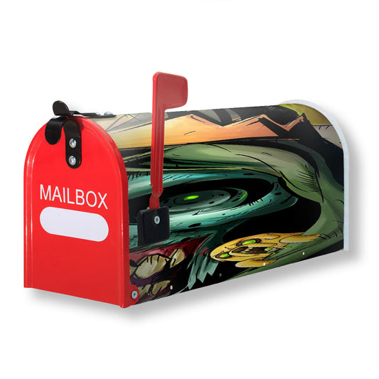 Jake And Skull Monster Magnetic Mailbox Cover 18" x 21" Outdoor Decor