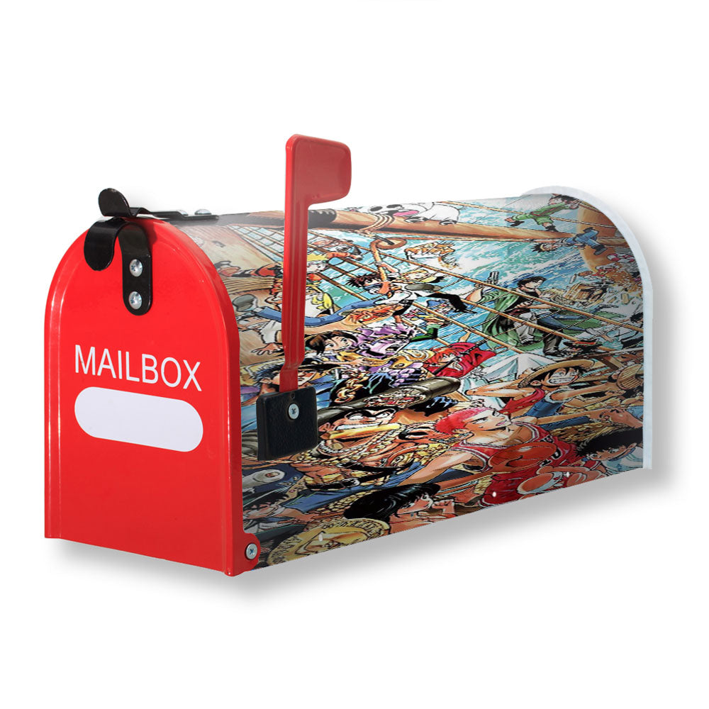 Japan Comic Anime All Character Collage Magnetic Mailbox Cover - 18.0" x 21.0"