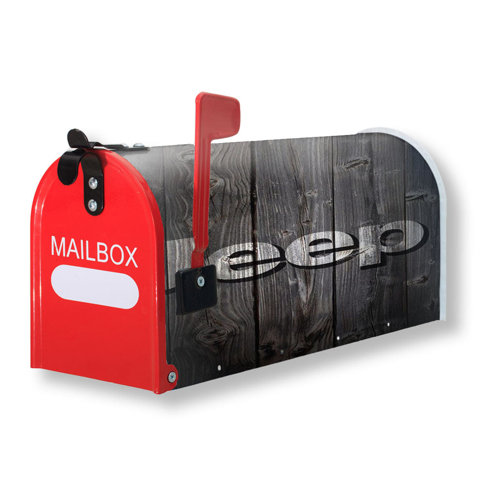 Jeep Grey Wo Magnetic Mailbox Cover - 18.0" x 21.0"