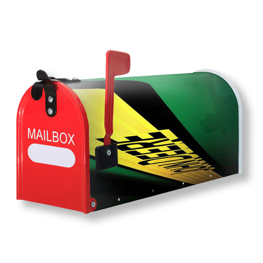 John Deere Green Wallpaper Magnetic Mailbox Cover 18" x 21" Outdoor Decor
