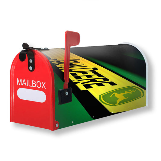 John Deere Green Yellow Magnetic Mailbox Cover 18" x 21" Outdoor Decor