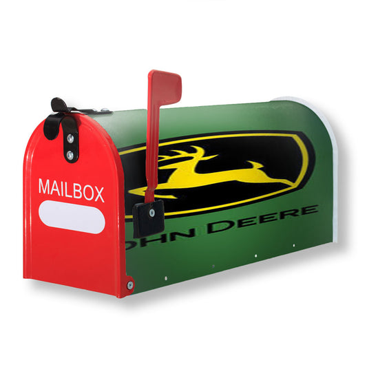 John Deere Minimalist Logo Magnetic Mailbox Cover 18" x 21" Outdoor Decor