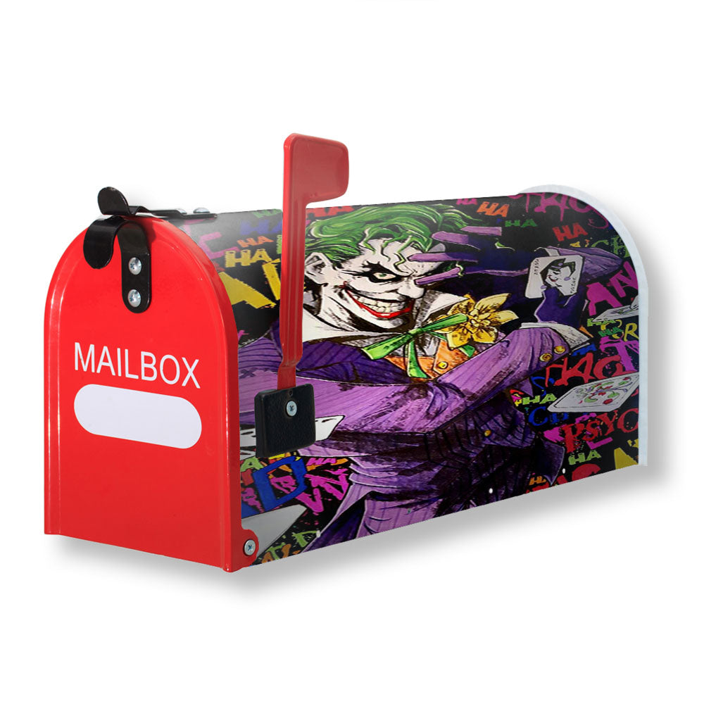 Joker Art Card Wallpapers Magnetic Mailbox Cover - 18.0" x 21.0"