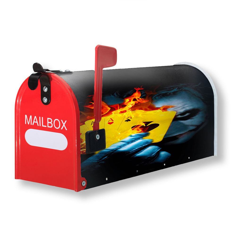 Joker Burn Magnetic Mailbox Cover - 18.0" x 21.0"