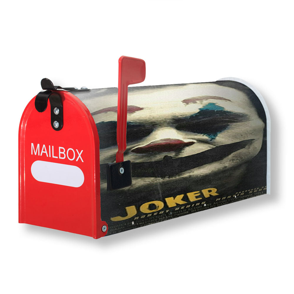 Joker Face Fake Smile Haha Magnetic Mailbox Cover - 18.0" x 21.0"