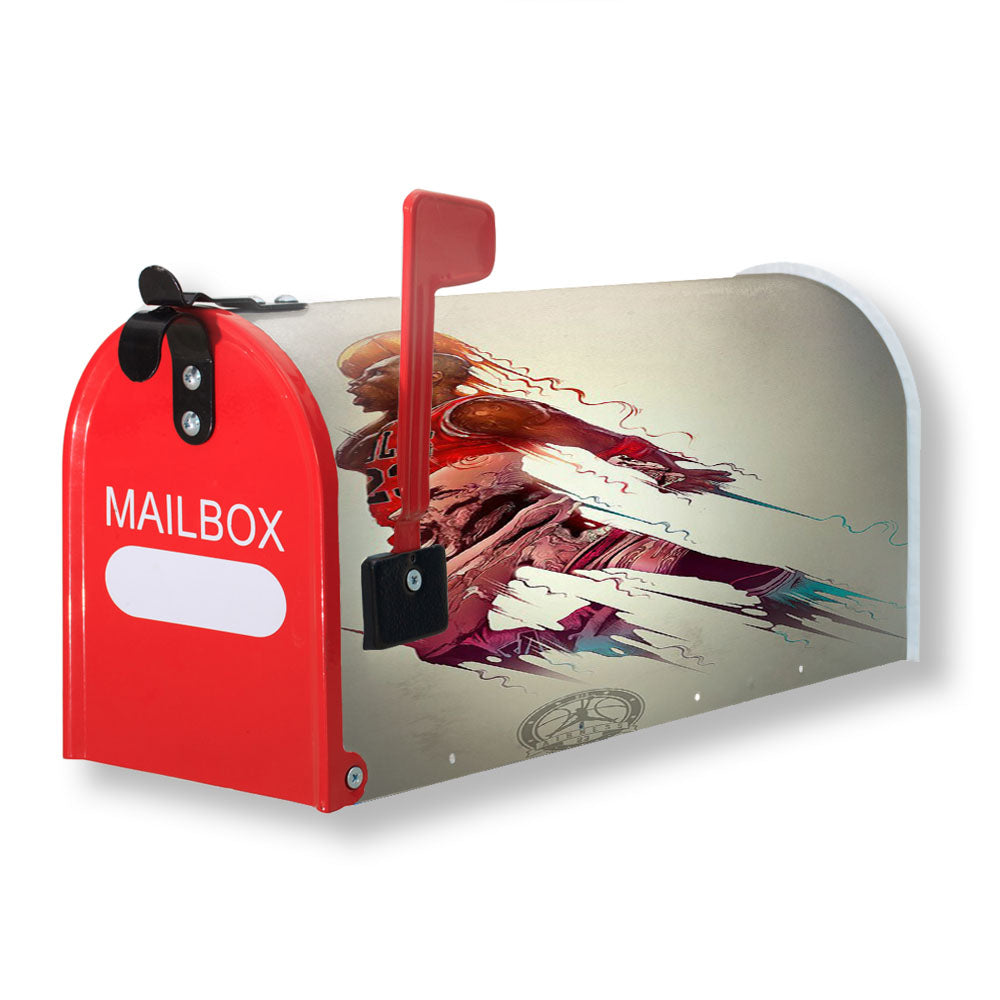 Jordan Bulls 23 Magnetic Mailbox Cover - 18.0" x 21.0"