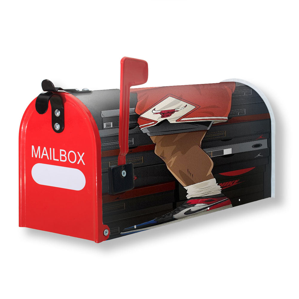 Jordan Sneaker Collection Illustration Magnetic Mailbox Cover - 18.0" x 21.0"