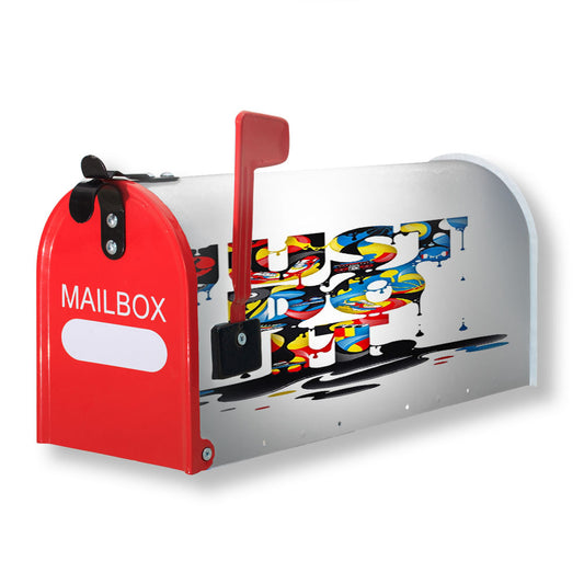 Just Do It Wallpaper Magnetic Mailbox Cover 18" x 21" Outdoor Decor