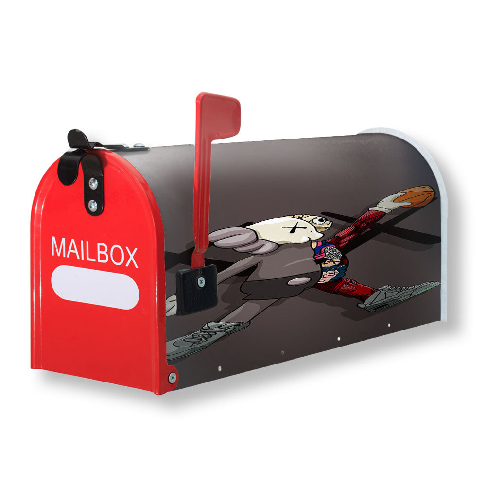 Kaws Basketball Magnetic Mailbox Cover - 18.0" x 21.0"