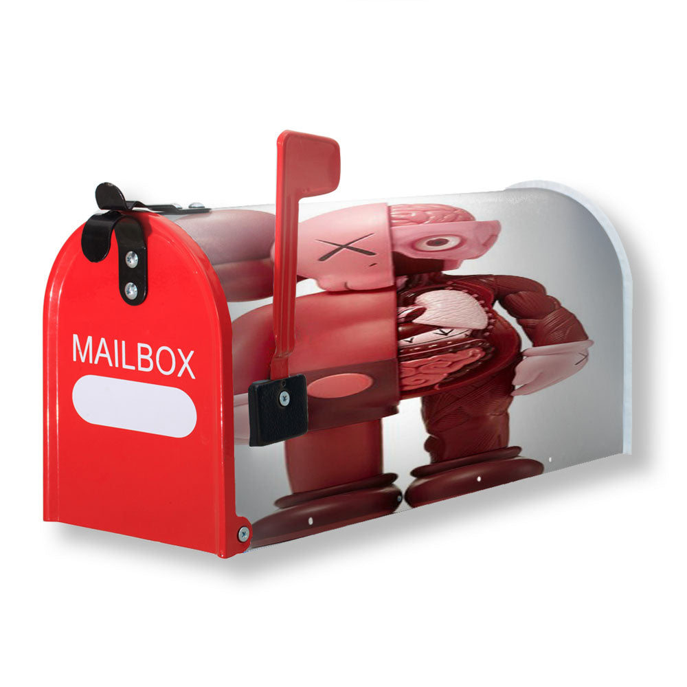 Kaws Companion Blush Flayed Magnetic Mailbox Cover - 18.0" x 21.0"
