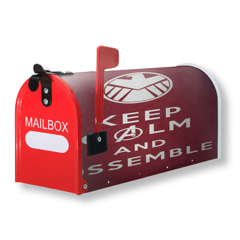 Keep Calm And Assemble Magnetic Mailbox Cover - 18.0" x 21.0"