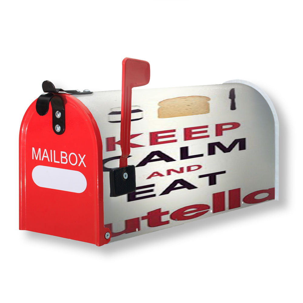 Keep Calm Eat Nutella Magnetic Mailbox Cover - 18.0" x 21.0"