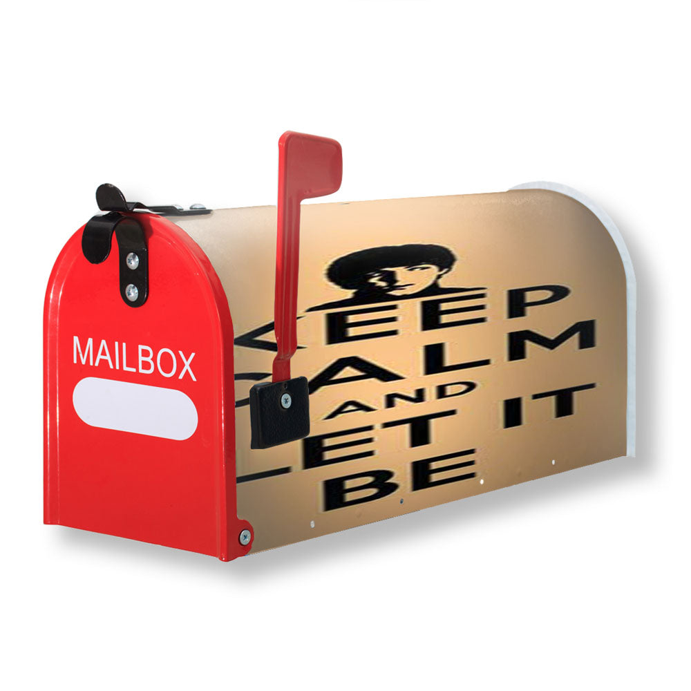 Keep Calm Let It Be Magnetic Mailbox Cover - 18.0" x 21.0"
