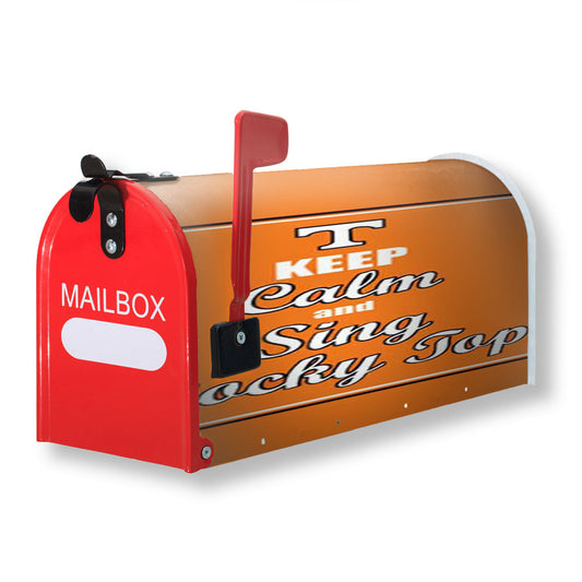 Keep Calm Sing Rocky Top Magnetic Mailbox Cover 18" x 21" Outdoor Decor