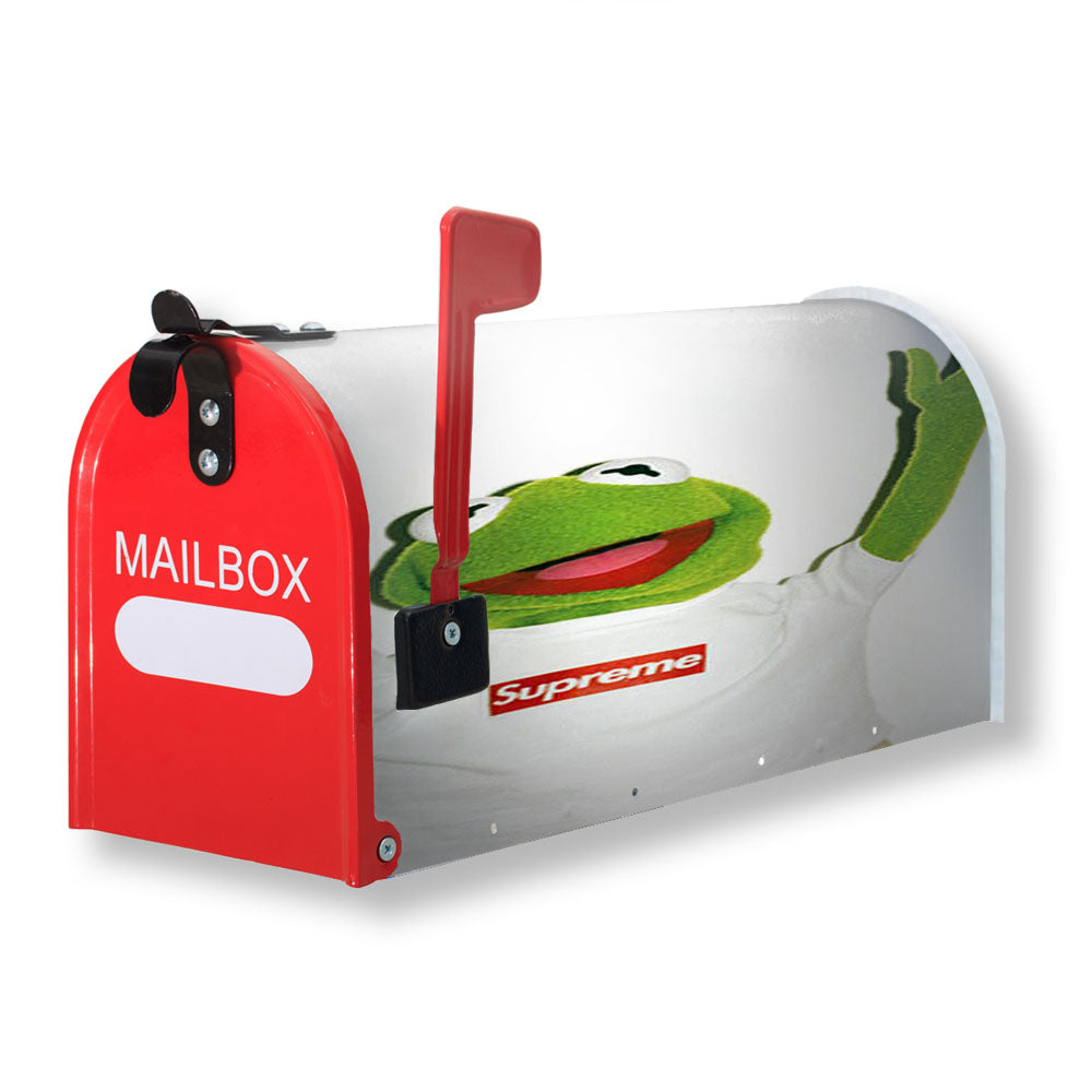 Kermit Green Hypebeast Toad Magnetic Mailbox Cover - 18.0" x 21.0"