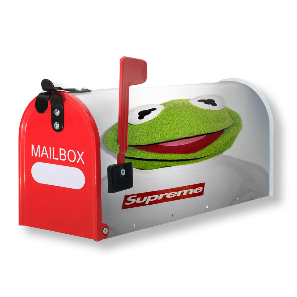 Kermit Hypebeast Green Toad Magnetic Mailbox Cover - 18.0" x 21.0"