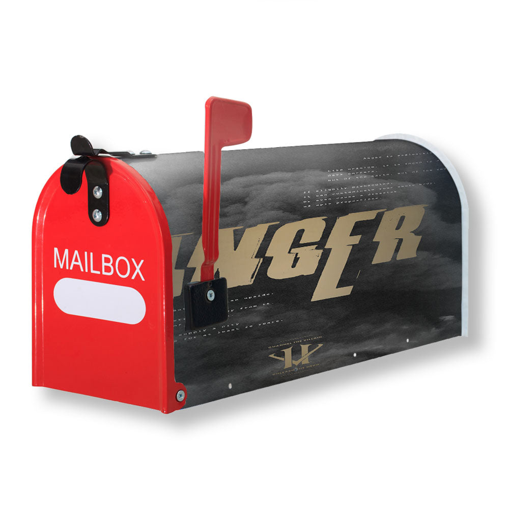 Kobe Bryant Anger Herovillain Magnetic Mailbox Cover - 18.0" x 21.0"