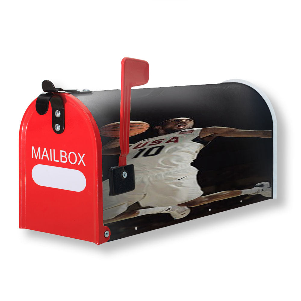 Kobe Bryant Basketball Usa Team 9 Magnetic Mailbox Cover - 18.0" x 21.0"