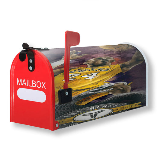 Kobe Bryant Lakers Magnetic Mailbox Cover 18" x 21" Outdoor Decor