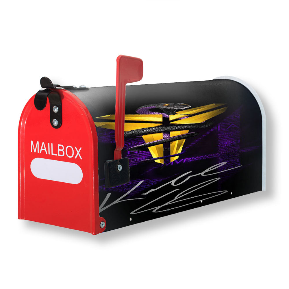 Kobe Bryant Nba Black Mamba Magnetic Mailbox Cover - 18.0" x 21.0"