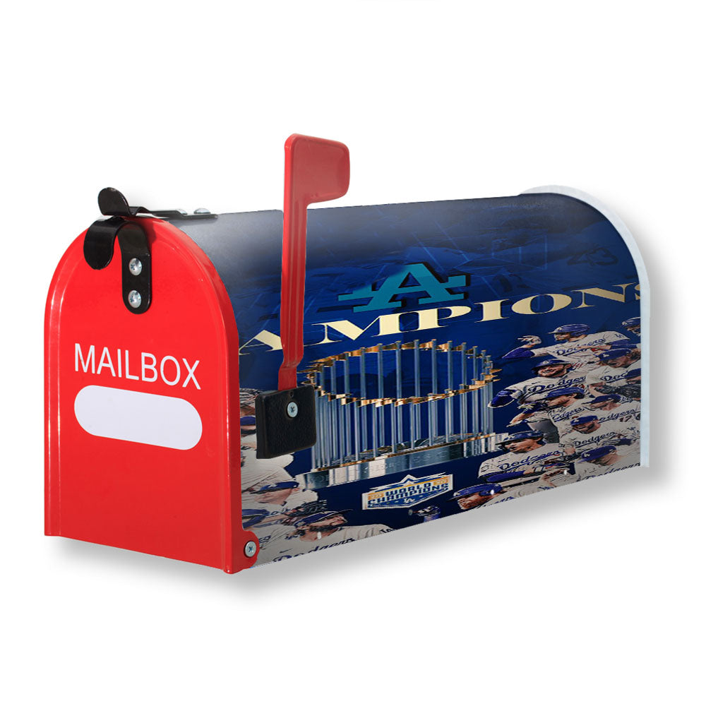 La Dodgers Champions Magnetic Mailbox Cover - 18.0" x 21.0"