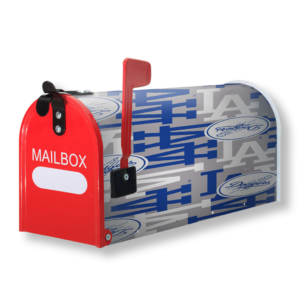 La Dodgers Pattern Magnetic Mailbox Cover - 18.0" x 21.0"