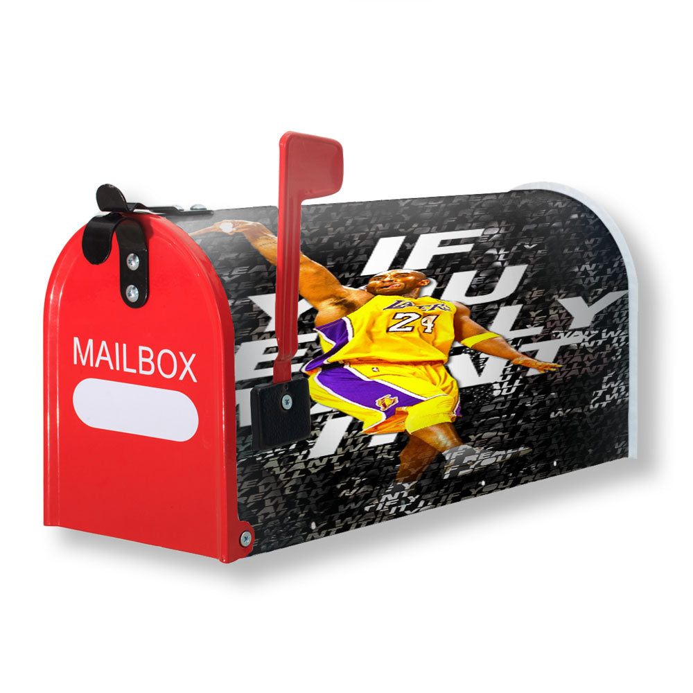 La Lakers Kobe Bryant Magnetic Mailbox Cover - 18.0" x 21.0"
