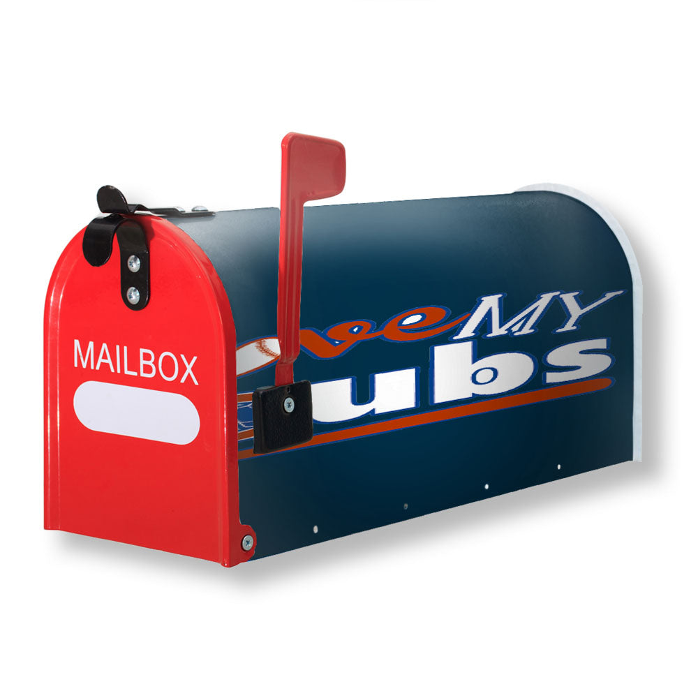 Love My Chicago Cubs Magnetic Mailbox Cover - 18.0" x 21.0"