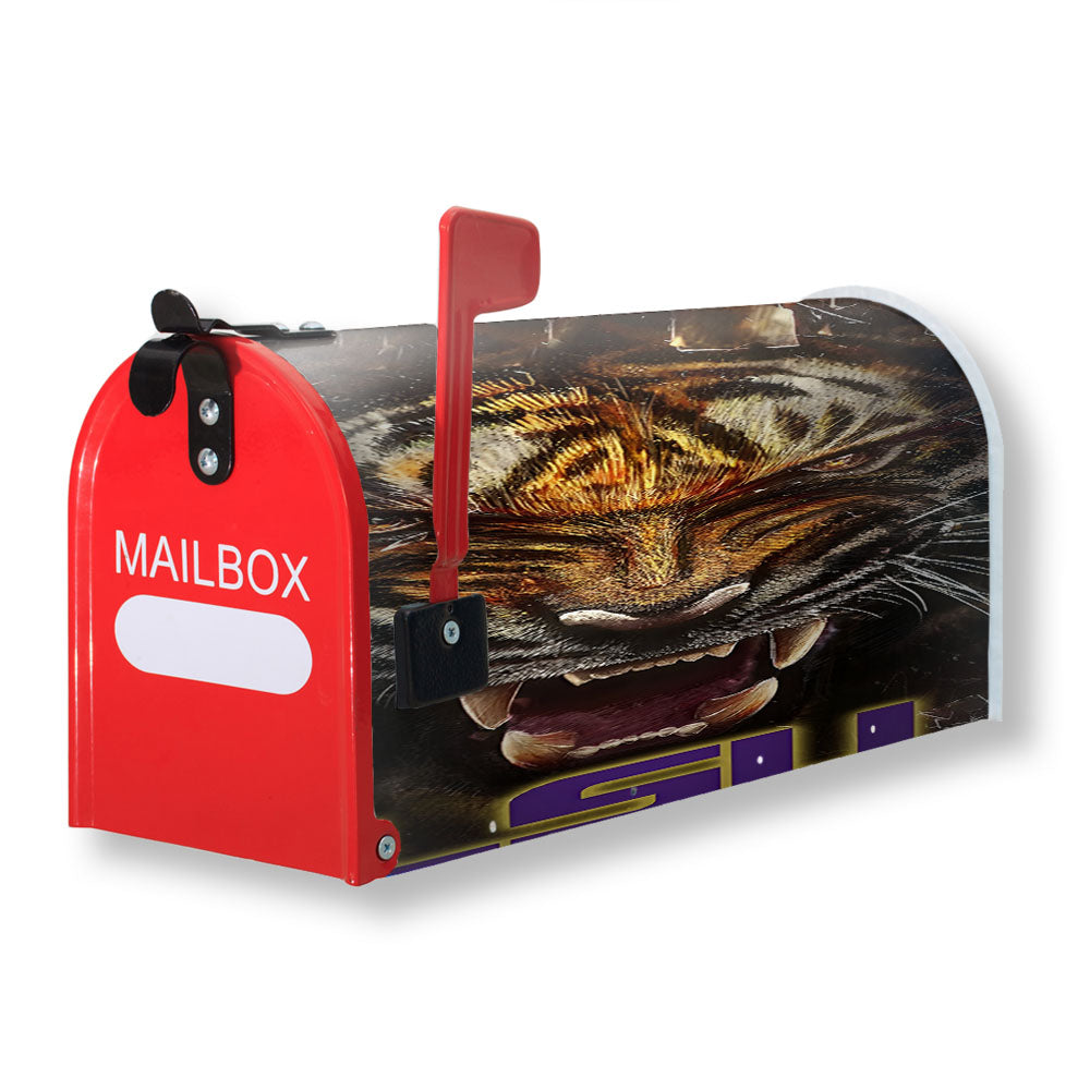 Lsu Tigers 3 Magnetic Mailbox Cover - 18.0" x 21.0"